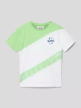 Футболка в стиле тай-дай Staccato, светло-зеленый