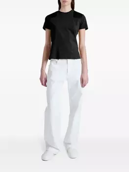 Футболка в технике пэчворк Proenza Schouler White Label, черный