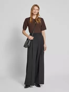 Футболка в трикотажном исполнении модель «Мисси» Neo Noir, темно-коричневый