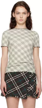 Футболка в зеленую клетку Burberry