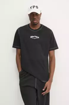Футболка Wabash из хлопка adidas Originals, черный