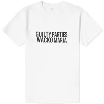 Футболка Wacko Maria Heavyweight Crew Neck, белый