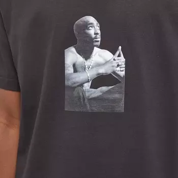 Футболка Wacko Maria Tupac Type 1 Crew, черный