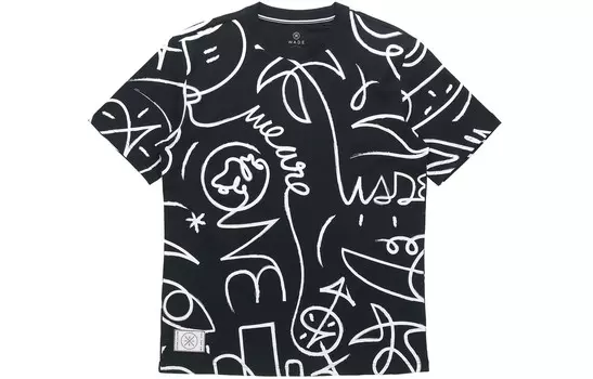 Футболка Wade Collection мужская черная Lining, черный