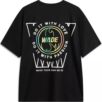Футболка Wade Collection мужская черная Lining, черный