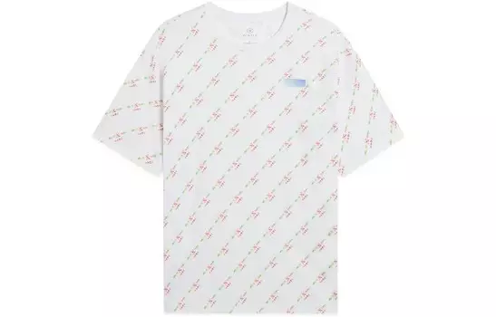 Футболка Wade Collection мужская розовая/белая Lining, белый