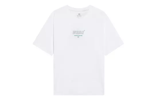 Футболка Wade Collection унисекс белая Lining, белый