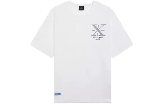 Футболка Wade Collection унисекс белая Lining, белый
