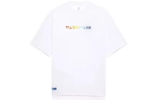 Футболка Wade Collection унисекс белая Lining, белый