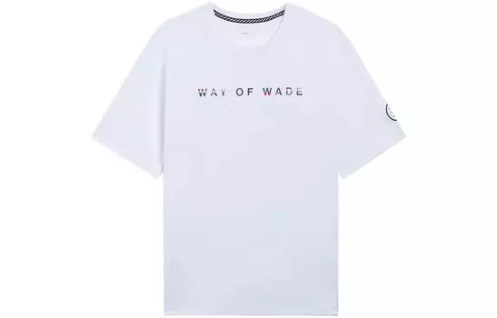 Футболка Wade Collection унисекс белая Lining, белый