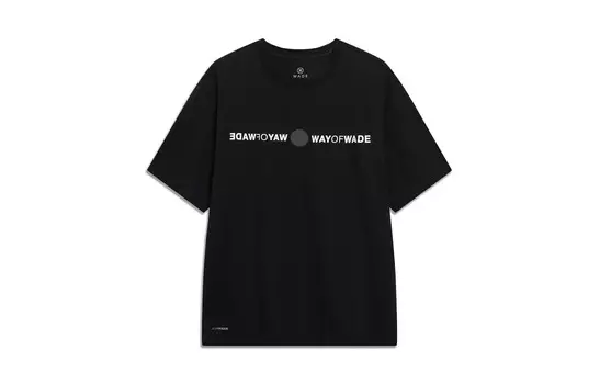 Футболка Wade Collection унисекс, черная Lining, черный