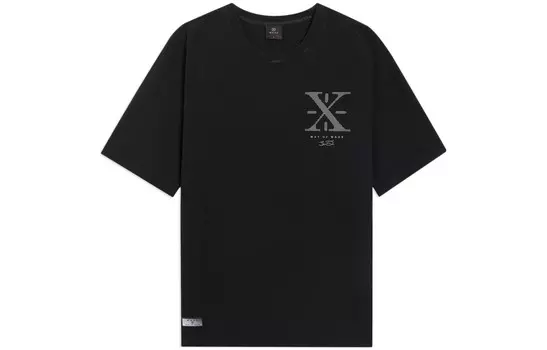 Футболка Wade Collection унисекс, черная Lining, черный