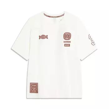Футболка Wade Collection унисекс, цвет белый Lining, кремовый