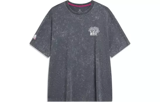 Футболка Wade Collection Unisex Ebony Black Lining, черный
