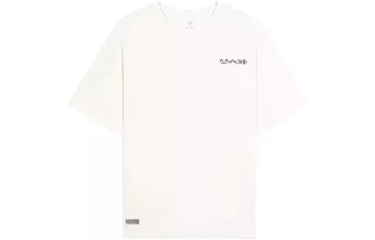 Футболка Wade Collection унисекс молочно-белая Lining, слоновая кость