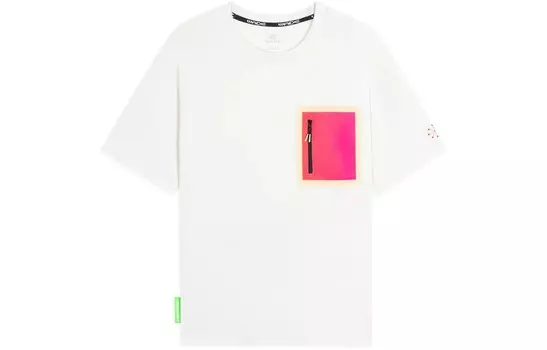 Футболка Wade Collection унисекс молочно-белая Lining, слоновая кость