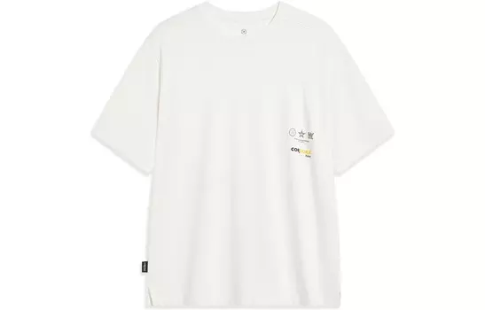 Футболка Wade Collection унисекс молочно-белая Lining, слоновая кость