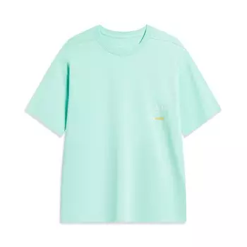 Футболка Wade Collection унисекс зеленая Lining, зеленый