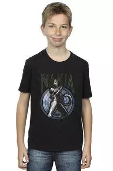 Футболка Wakanda Forever Nakia Shield Marvel, черный