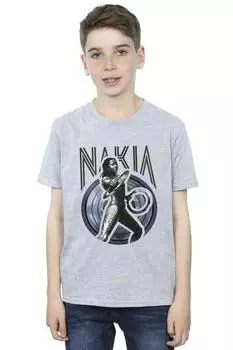 Футболка Wakanda Forever Nakia Shield Marvel, серый