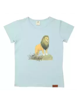 Футболка Walkiddy Lwenprint, синий