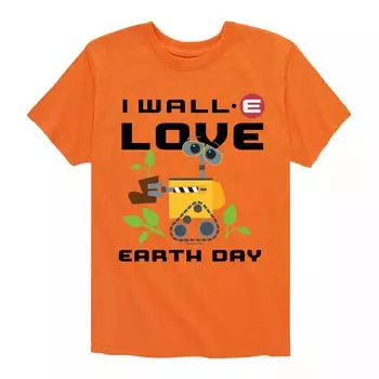 Футболка Wall-E Disney/Pixar с рисунком Love Earth Day для мальчиков 8–20 лет Licensed Character