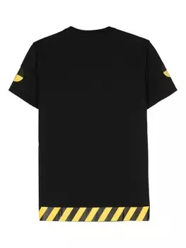 Футболка Walter Van Beirendonck Safe And Sound-T с рельефным логотипом