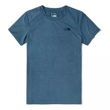 Футболка wander short sleeve t-shirt 'blue' The North Face, синий