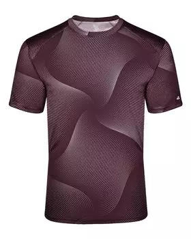 Футболка Warp Badger, бордовый