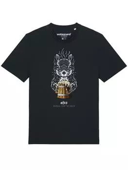Футболка wat? Apparel, черный