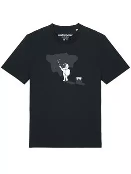 Футболка wat? Apparel, черный