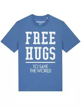 Футболка wat? Apparel, цвет bright blue