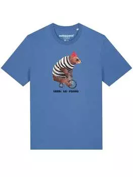 Футболка wat? Apparel, цвет bright blue