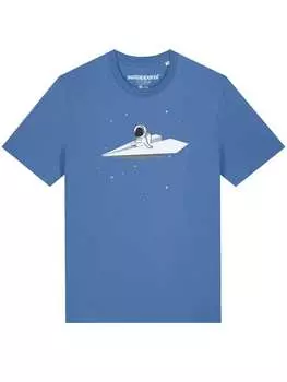 Футболка wat? Apparel, цвет bright blue