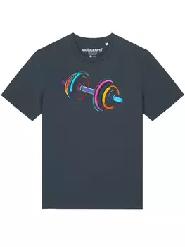 Футболка wat? Apparel, цвет india ink grey