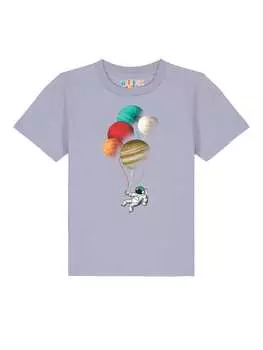 Футболка wat? Apparel, цвет lavender