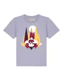 Футболка wat? Apparel, цвет lavender