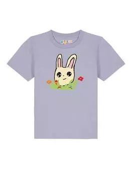 Футболка wat? Apparel, цвет lavender