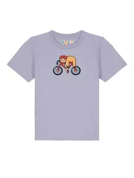 Футболка wat? Apparel, цвет lavender