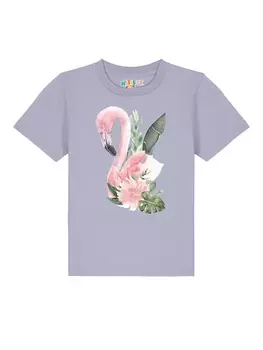 Футболка wat? Apparel, цвет lavender