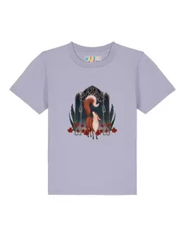Футболка wat? Apparel, цвет lavender
