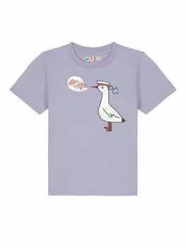 Футболка wat? Apparel, цвет lavender