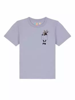 Футболка wat? Apparel, цвет lavender