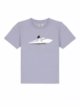 Футболка wat? Apparel, цвет lavender