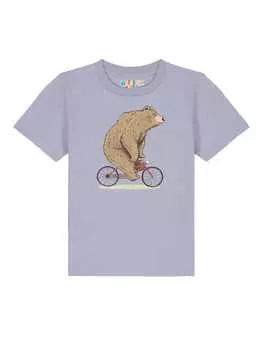 Футболка wat? Apparel, цвет lavender