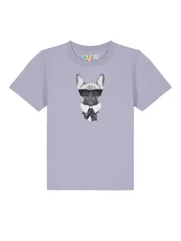 Футболка wat? Apparel, цвет lavender