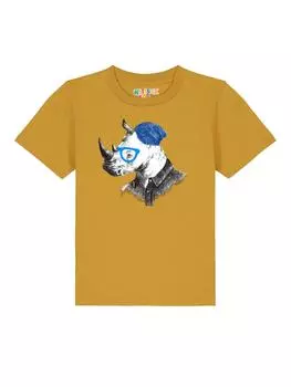 Футболка wat? Apparel, цвет ocker