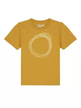 Футболка wat? Apparel, цвет ocker