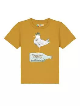 Футболка wat? Apparel, цвет ocker