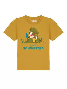 Футболка wat? Apparel, цвет ocker